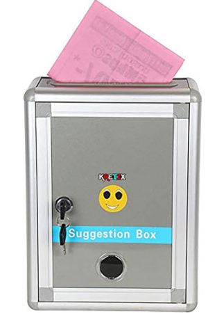 Suggestion box medium wholesale dealer in India – bulk complaint feedback box supplier Shanti Office Supplier Bengaluru